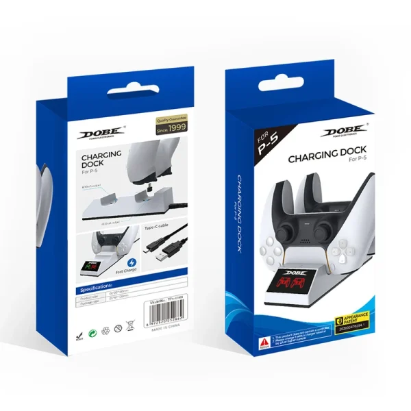 پایه شارژر دسته بازی charging dock ps5 دابی مدل TP5-0508