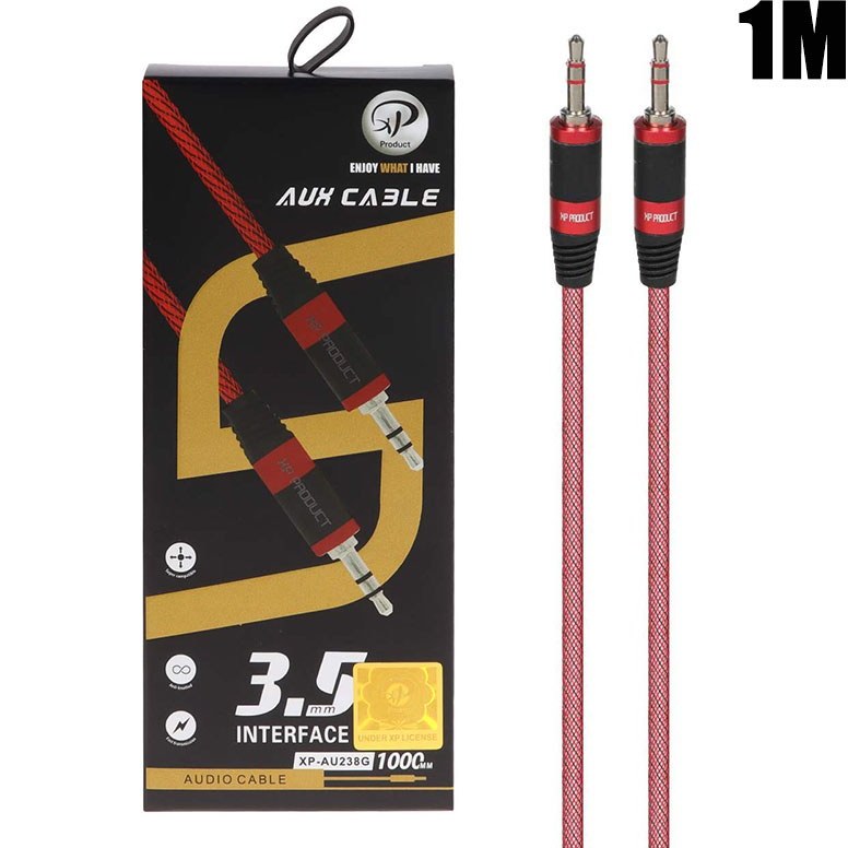کابل Aux 1 متری توری XP-AU238G